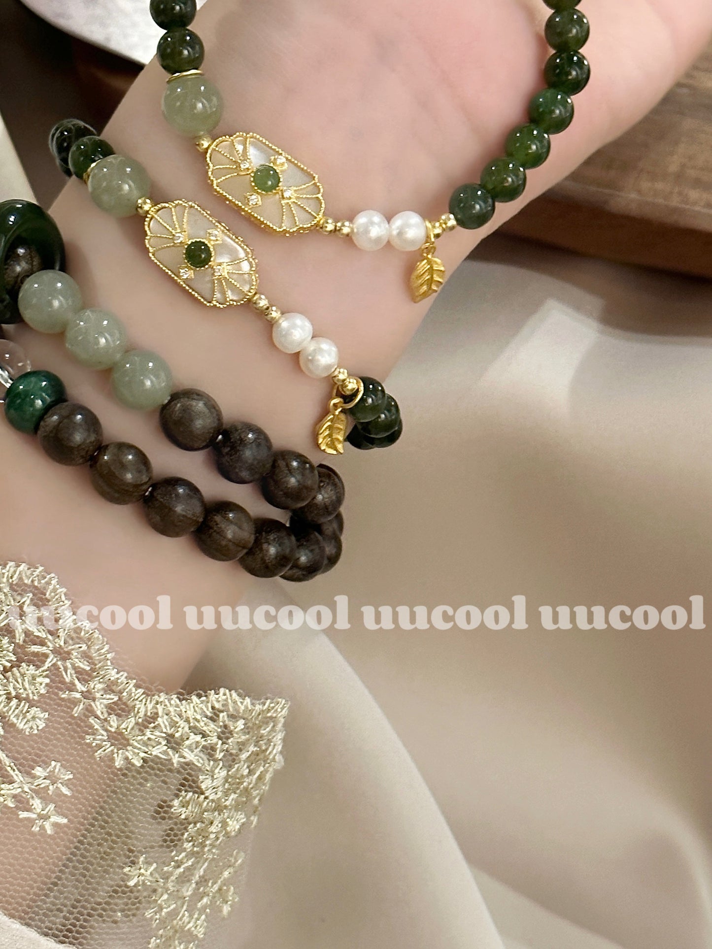 Attract luck and peace -Jasper bracelet