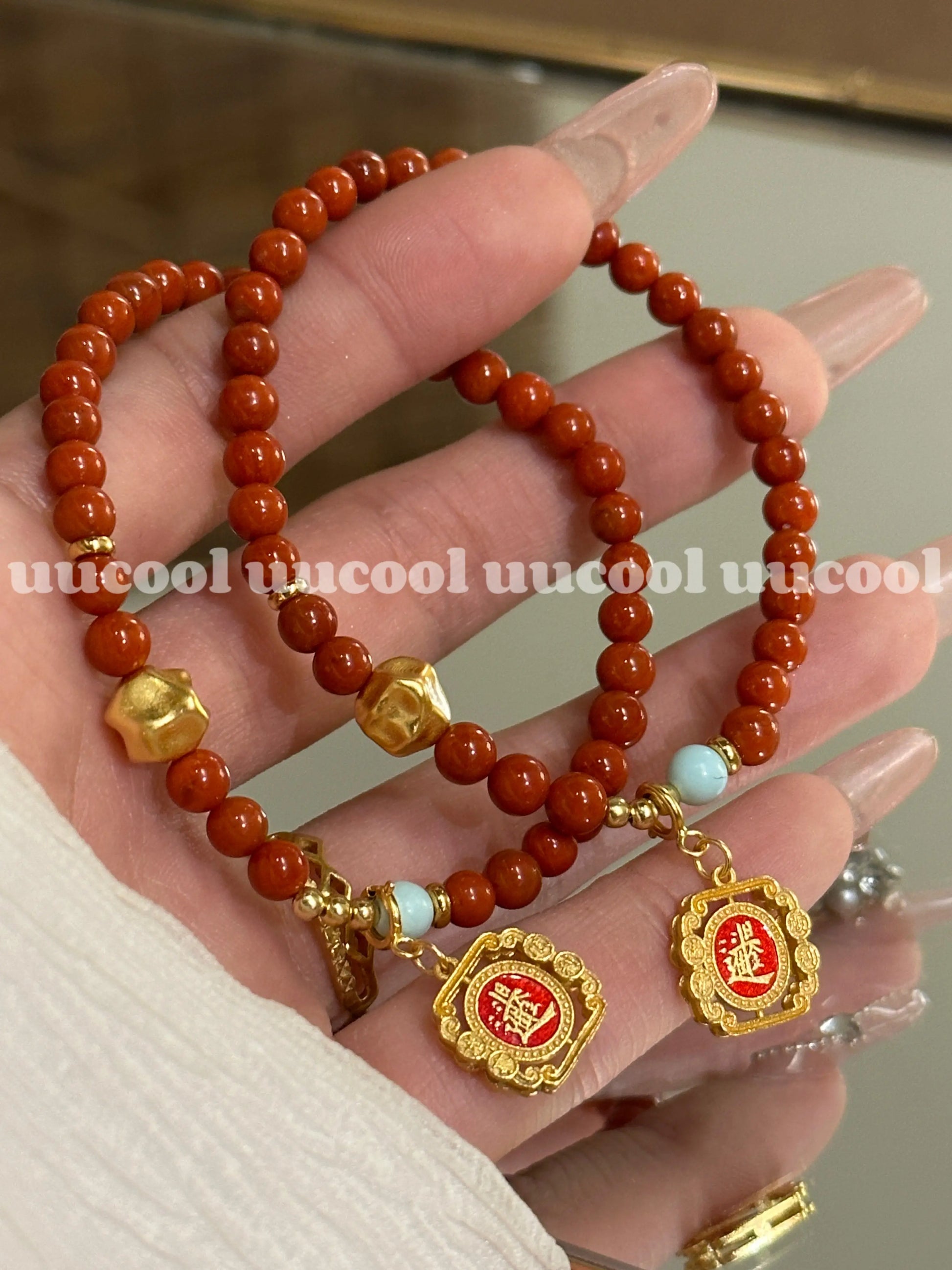 Attract luck&health-Red bracelet