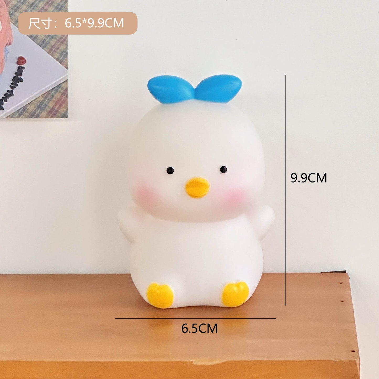 INS Bedroom Girl Led Small Night Lamp Cute Head Tilt Little Duck Room Bedside Lamp Decoration Dormitory Creative Gift uucool collection shop