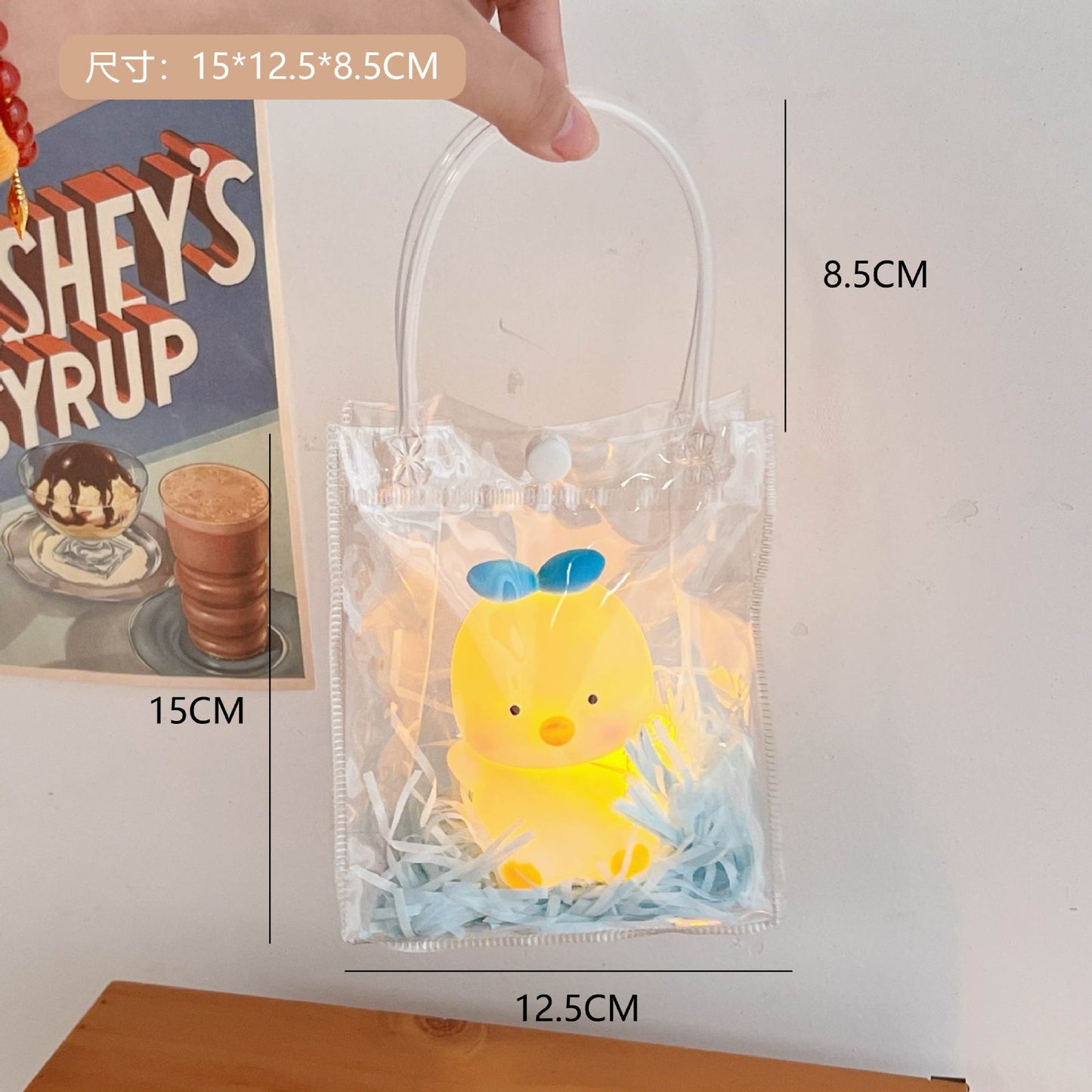 INS Bedroom Girl Led Small Night Lamp Cute Head Tilt Little Duck Room Bedside Lamp Decoration Dormitory Creative Gift uucool collection shop