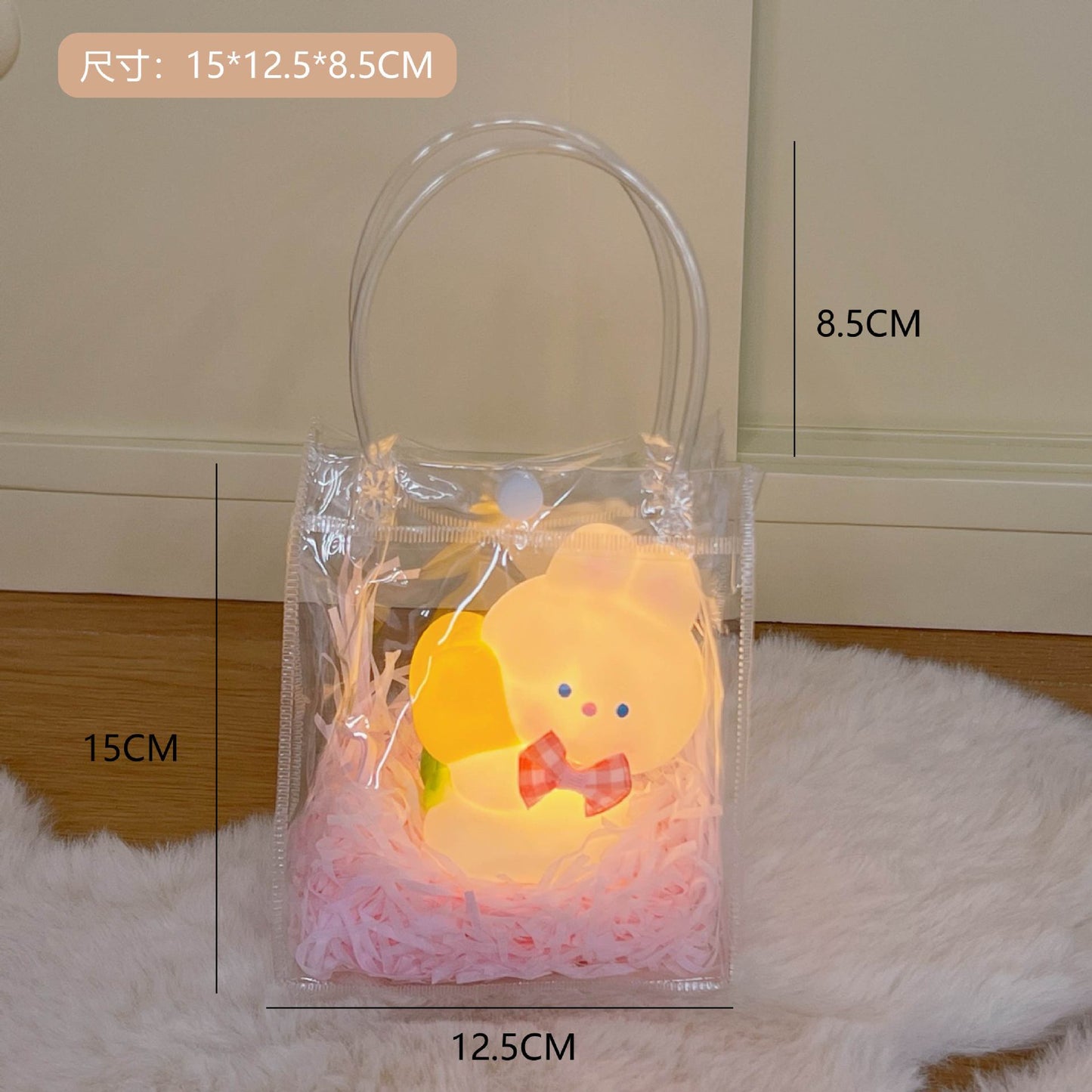 INS Bedroom Girl Led Small Night Lamp Cute Head Tilt Little Duck Room Bedside Lamp Decoration Dormitory Creative Gift uucool collection shop