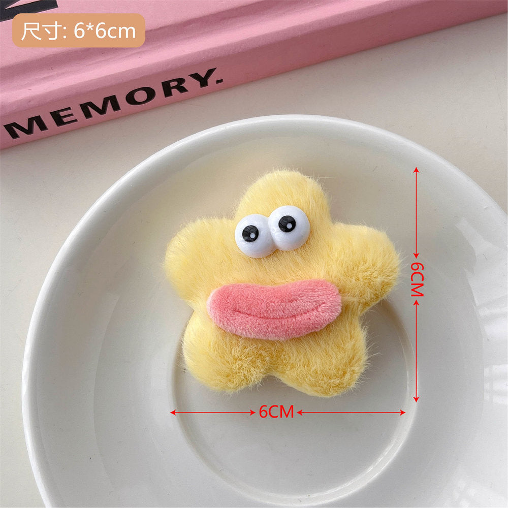 Creative Funny Ugly and Cute Series Hair Clips Hair Accessories Big Mouth Doll Cute Duckbill Clip Girl Heart Side Clip Bang Clip uucool collection shop