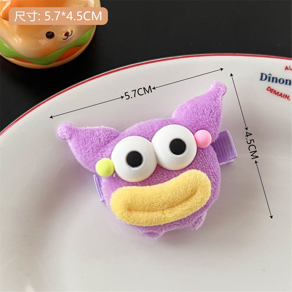 Creative Funny Ugly and Cute Series Hair Clips Hair Accessories Big Mouth Doll Cute Duckbill Clip Girl Heart Side Clip Bang Clip uucool collection shop