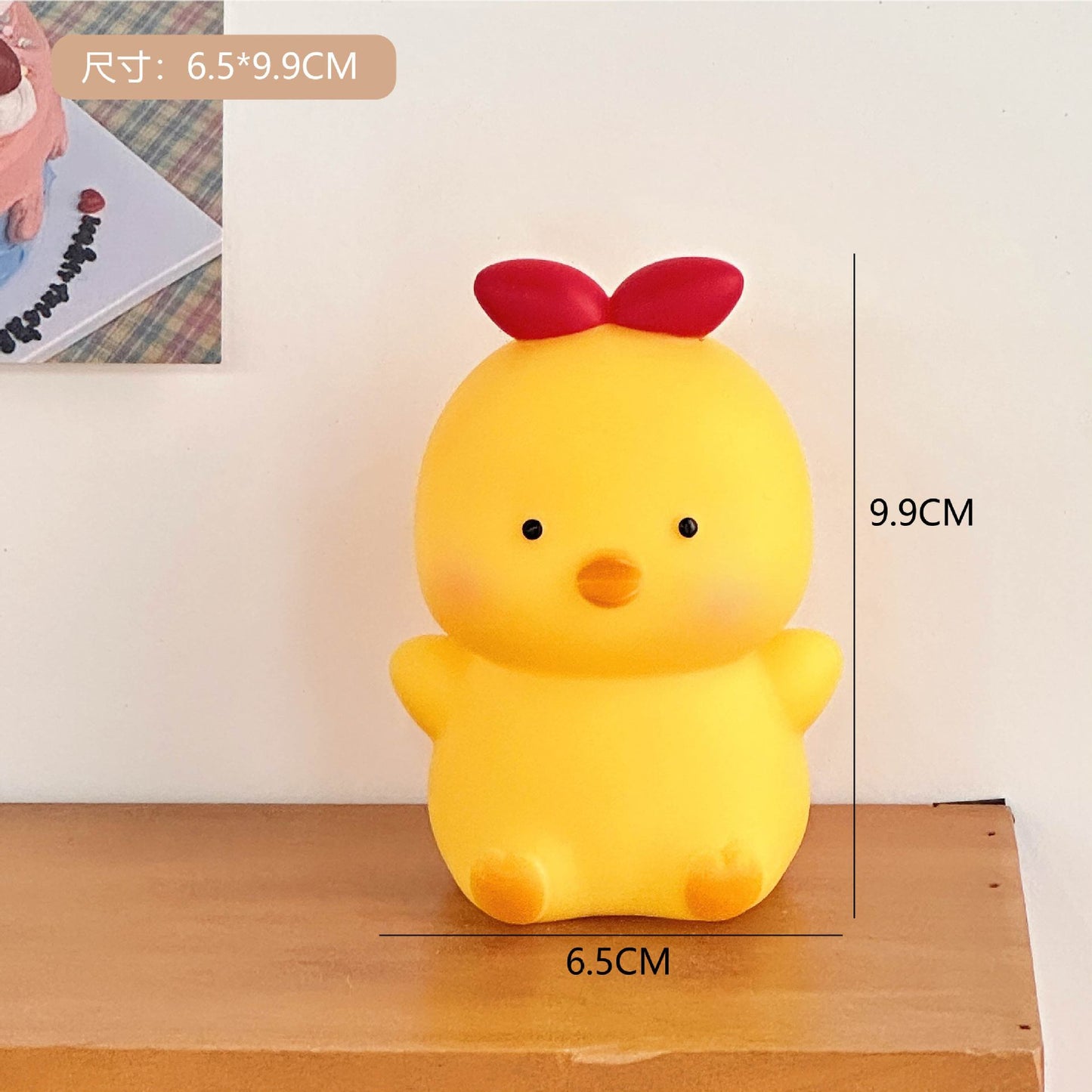 INS Bedroom Girl Led Small Night Lamp Cute Head Tilt Little Duck Room Bedside Lamp Decoration Dormitory Creative Gift uucool collection shop