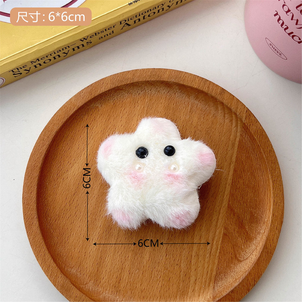 Cute Cartoon Plush XINGX Bunny Hair Accessories Sweet Fresh Gentle Cute Girl Fringe Hairpin Student Temperamental Hair Ring uucool collection shop